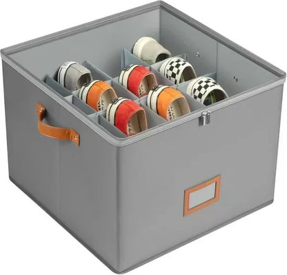 💥 Schuh-Organizer aus Stoff – platzsparende Aufbewahrungsbox – für bis zu 12 Paar Schuhe – ideal für Kleiderschränke, Flure & Reisen – schützt vor Staub & Schmutz