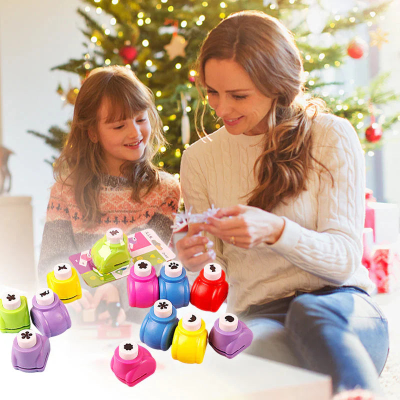 🎨 50% RABATT! ✨ DIY-Lochstanz-Set für Kinder - Erstelle niedliche Formen 🎁📏