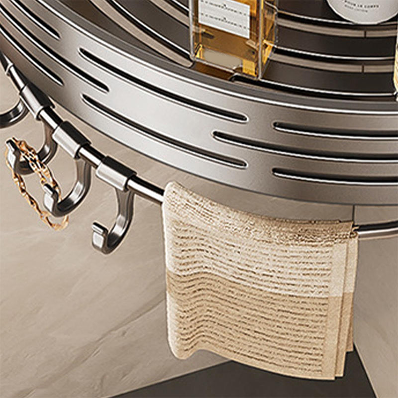 Wandmontierter Dreieckskorb mit bohrfreiem Saugnapf