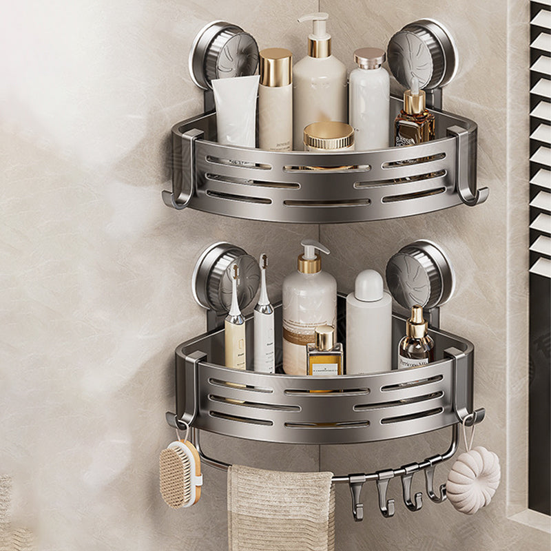 Wandmontierter Dreieckskorb mit bohrfreiem Saugnapf