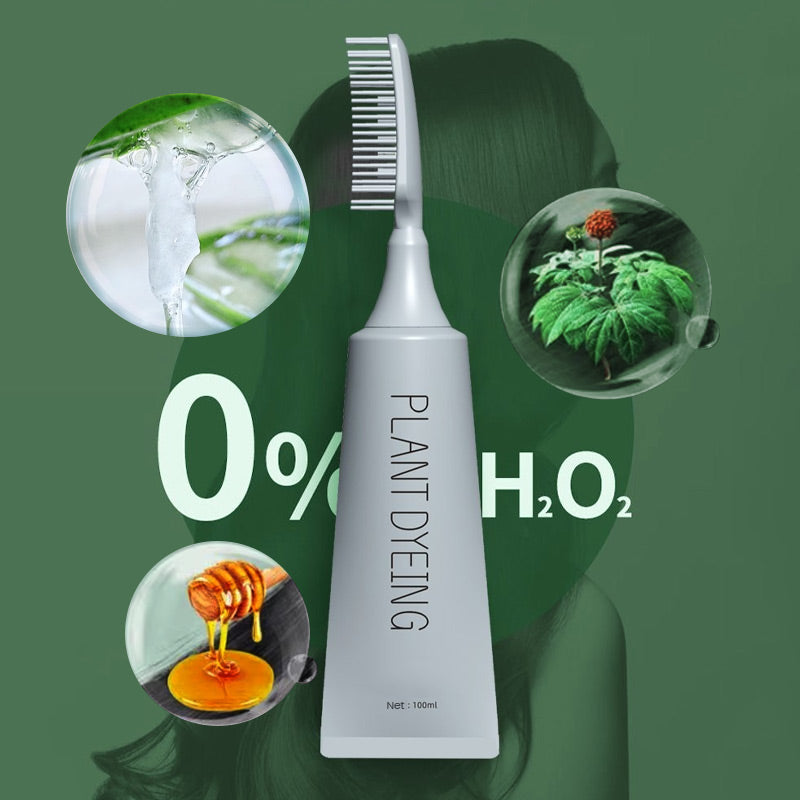 ✨ Deutsche Pflanzenhaarfarbe für Salon-Perfekte Wurzeln – 100% Pflanzenkraft, Einfache Anwendung & Deckt Graues Haar In 5 Minuten 🌿