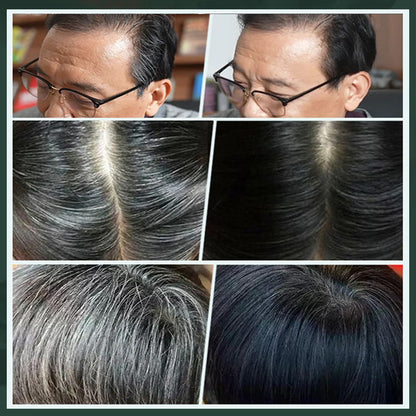 ✨ Deutsche Pflanzenhaarfarbe für Salon-Perfekte Wurzeln – 100% Pflanzenkraft, Einfache Anwendung & Deckt Graues Haar In 5 Minuten 🌿