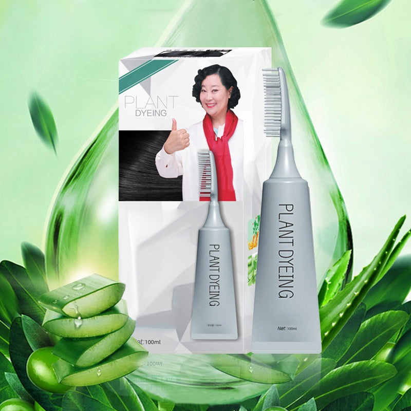 ✨ Deutsche Pflanzenhaarfarbe für Salon-Perfekte Wurzeln – 100% Pflanzenkraft, Einfache Anwendung & Deckt Graues Haar In 5 Minuten 🌿