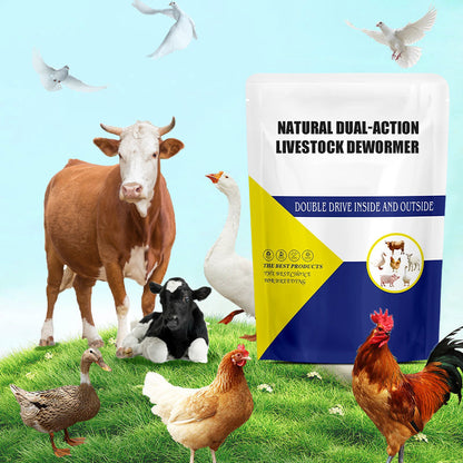 Natürliches 🌿 Dual-Wirkung Entwurmungsmittel für Nutztiere ✅ 🐑🐄