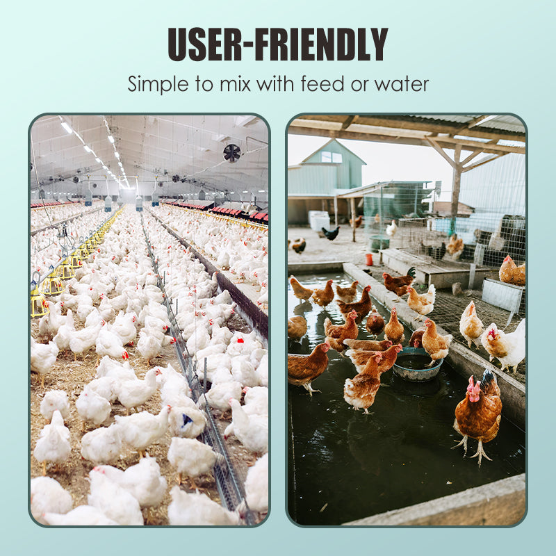 Lebertran-Pulver für Nutztiere und Geflügel