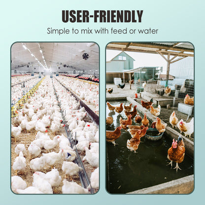 Lebertran-Pulver für Nutztiere und Geflügel