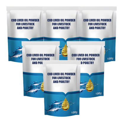 Lebertran-Pulver für Nutztiere und Geflügel
