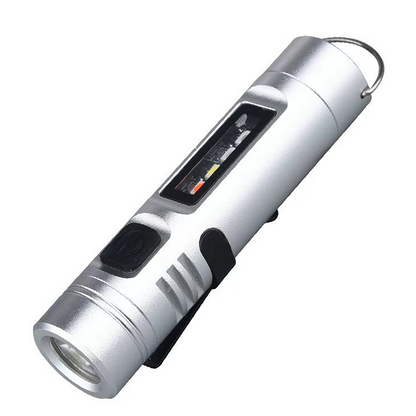 Multifunktionale Mini-Taschenlampe aus Aluminiumlegierung