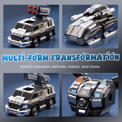 💥 ZEITLICH BEGRENZTES ANGEBOT! 🔥9-in-1 magnetisches transformierendes Auto- und Roboterspielzeug