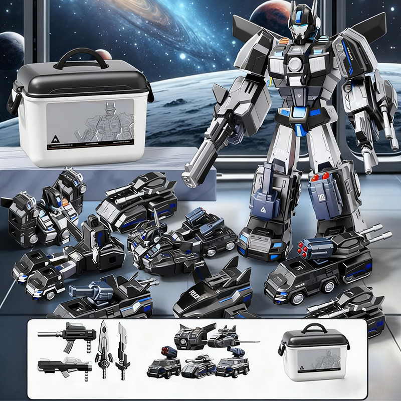 💥 ZEITLICH BEGRENZTES ANGEBOT! 🔥9-in-1 magnetisches transformierendes Auto- und Roboterspielzeug