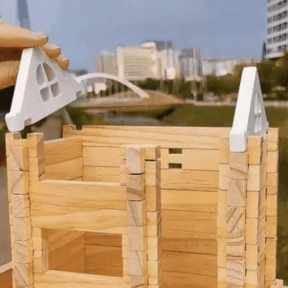 🔥Solange der Vorrat reicht 50 % Rabatt!🎉Pädagogische Holzbausteine