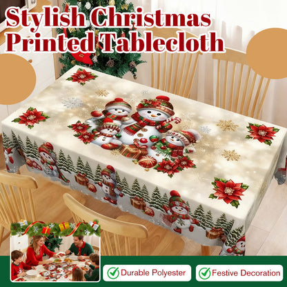 🔥Solange der Vorrat reicht 50% Rabatt!🎉Stilvolle Tischdecke mit Weihnachtsmotiv