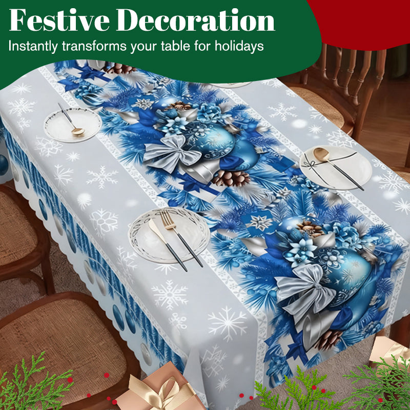 🔥Solange der Vorrat reicht 50% Rabatt!🎉Stilvolle Tischdecke mit Weihnachtsmotiv