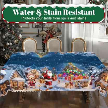 🔥Solange der Vorrat reicht 50% Rabatt!🎉Stilvolle Tischdecke mit Weihnachtsmotiv