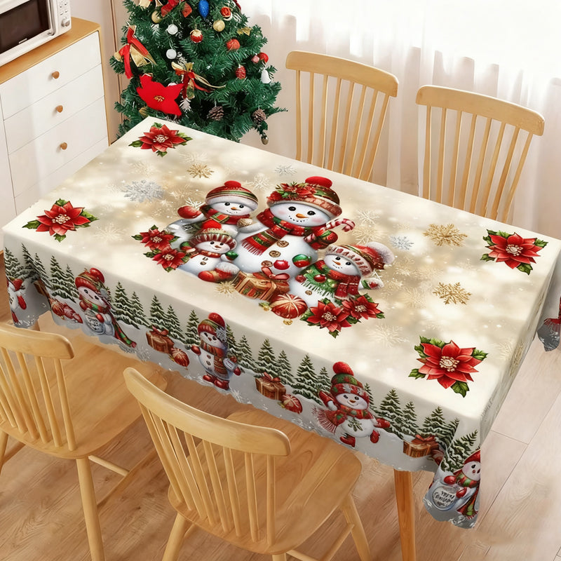 🔥Solange der Vorrat reicht 50% Rabatt!🎉Stilvolle Tischdecke mit Weihnachtsmotiv