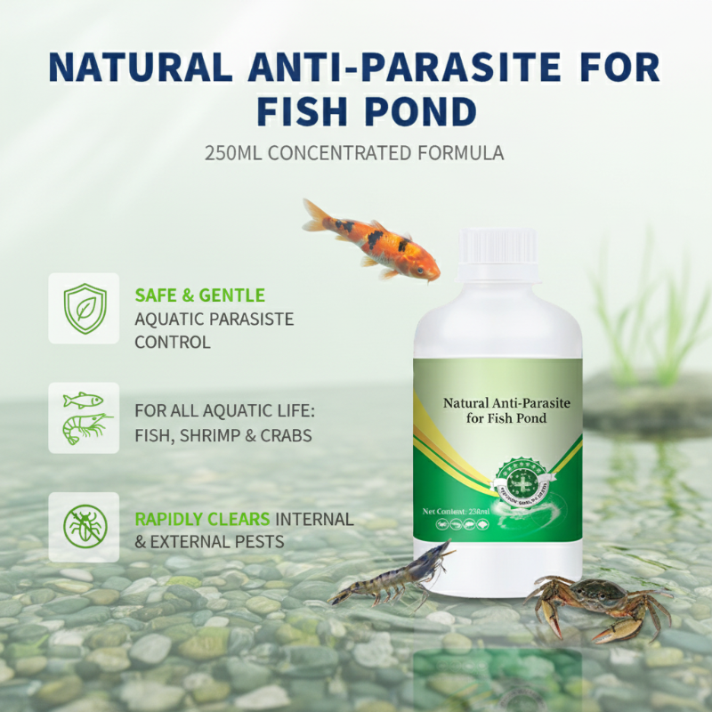 250 ml natürliches Mittel gegen Parasiten für Fischteiche