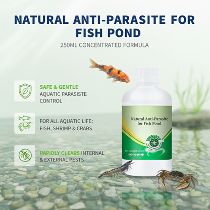 250 ml natürliches Mittel gegen Parasiten für Fischteiche