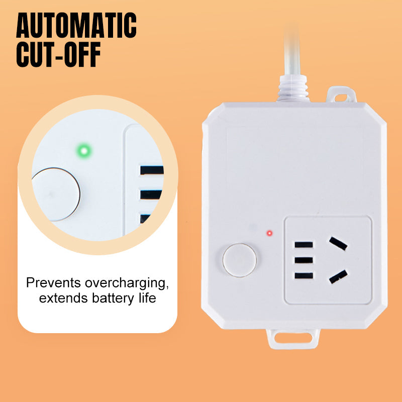 Universal-Adapter & Verlängerungssteckdose mit Automatischer Abschaltung 🔌⚡✅