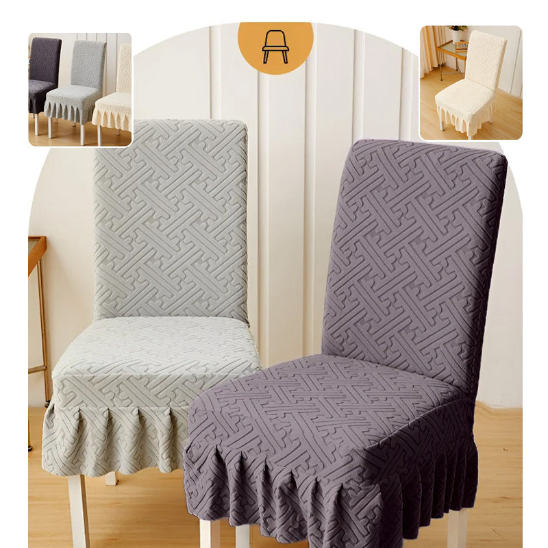⏳Zeitlich begrenzt 50 % Rabatt💥Stuhlbezug im neuen Stil mit Jacquard-Kissenaufsatz