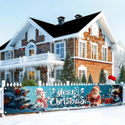 🔥Black-Friday-Mega-Angebot – 50 % Rabatt!🔥Weihnachtsbanner für draußen zum Aufhängen