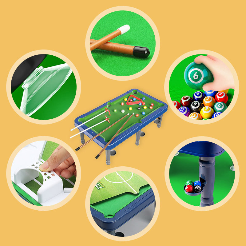 🔥 Black Friday - 50 % Rabatt zum Tiefstpreis! 🔥Kompaktes 6-in-1-Set mit tragbarem Spieltisch