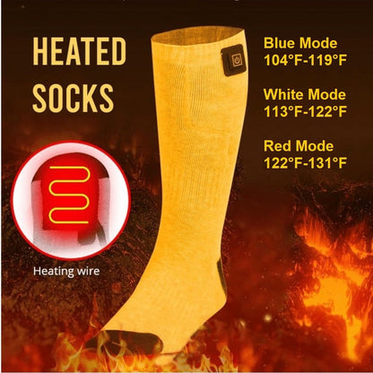 🔥🧦🧦Erhitzte Socken mit einstellbarer Temperatur - verbesserte Batterien - Unisex
