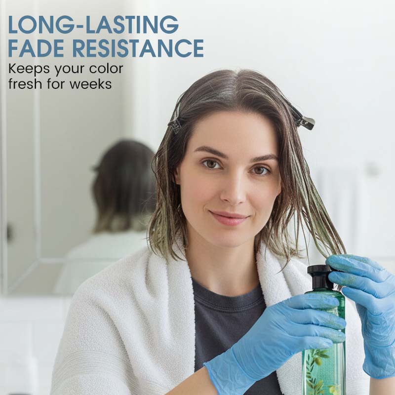 🌿 57% RABATT JETZT! 🔥 Langlebige Haarfarbe mit Ätherischen Ölen - Sanft zur Kopfhaut & Strahlender Glanz, perfekt für Natürliche Grauabdeckung ✨