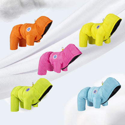 🎅 Weihnachtliche Warme, Winddichte, Gepolsterte Winter-Hundekleidung ❄️🎁