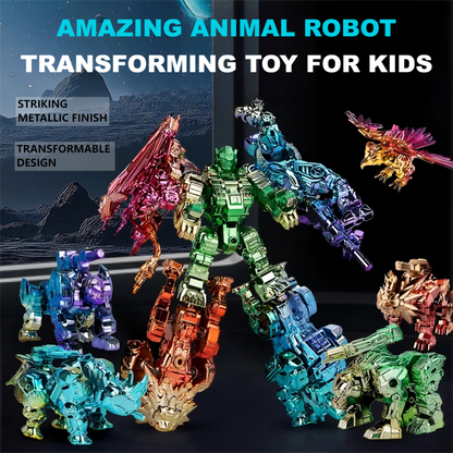 Fantastisches Tier-Roboter-Spielzeug zum Transformieren für Kinder