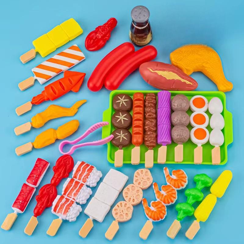 ✨ Perfektes Weihnachtsgeschenk: Realistisches Kinder-BBQ-Grill-Set mit Spiel-Essen 🎄