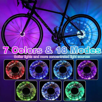 🔥Kaufen Sie 3 und erhalten Sie 2 gratis✨ LED-Fahrradnabenleuchte für Nachtfahrten