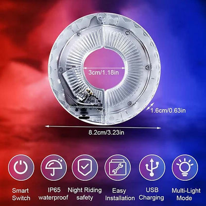 🔥Kaufen Sie 3 und erhalten Sie 2 gratis✨ LED-Fahrradnabenleuchte für Nachtfahrten