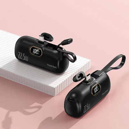 🔋 50% RABATT! 📱 Mini-Powerbank 5000mAh – Tragbar & Schnellladung – Kompakte Größe, ideal für Reisen, Alltag oder Notfälle – passt in jede Tasche 🔌✨