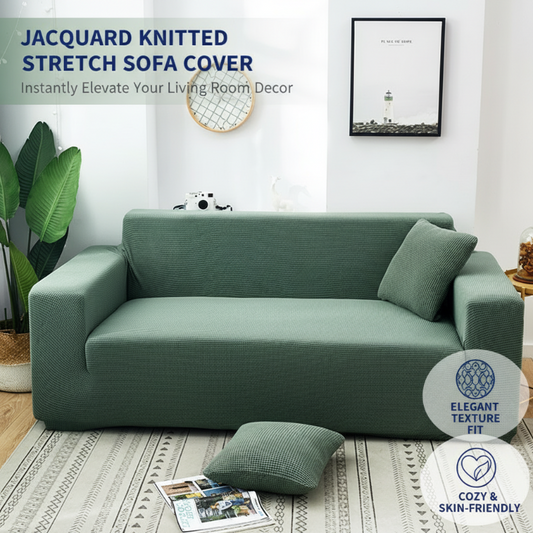 💯Jacquard-gestrickter Stretch-Sofabezug