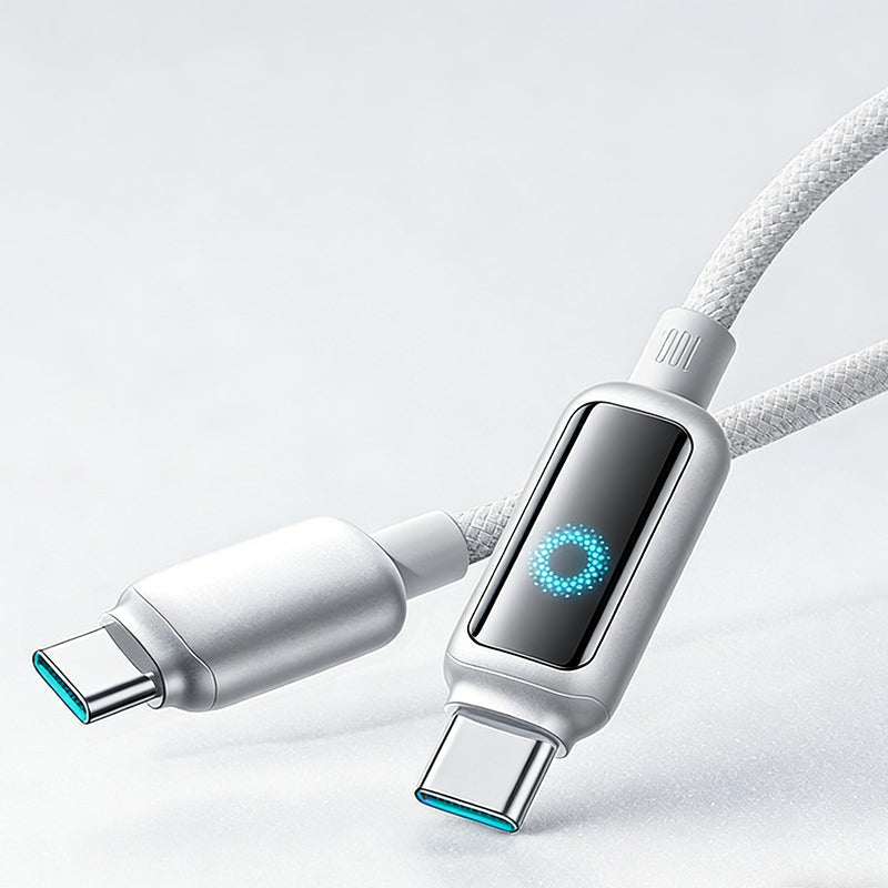 Lot promotionnel : Câble de charge rapide à coupure intelligente + Crochet organiseur de câbles