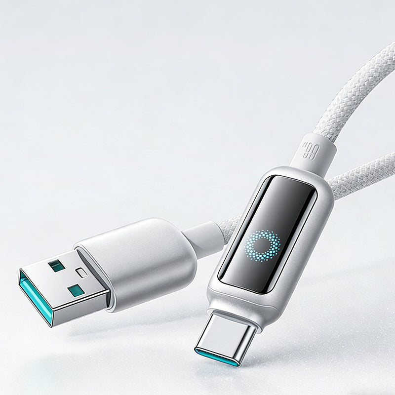 Lot promotionnel : Câble de charge rapide à coupure intelligente + Crochet organiseur de câbles