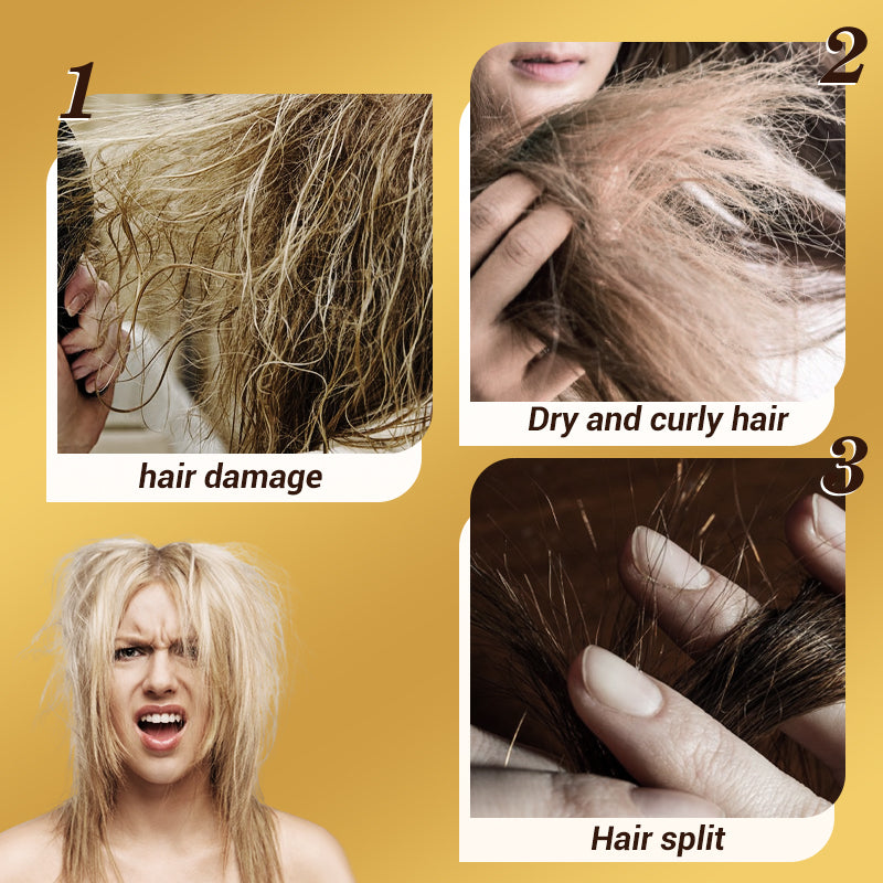 🌟Verzichte auf Shampoos! Dieses Premium-Haaröl ist Haarmaske, Serum und Haarwuchsserum in einem. 💦72 Stunden lang anhaltender Glanz