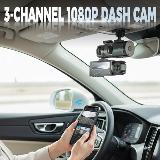 🔥 🔥 3-Kanal-1080P-Dashcam