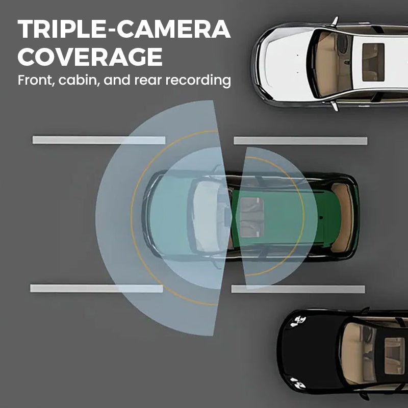 🔥 🔥 3-Kanal-1080P-Dashcam