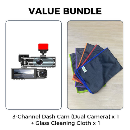 🔥 🔥 3-Kanal-1080P-Dashcam