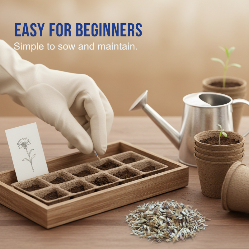 🌼 Ganzjährig blühende Kornblumensamen für die Echte 🏡✨