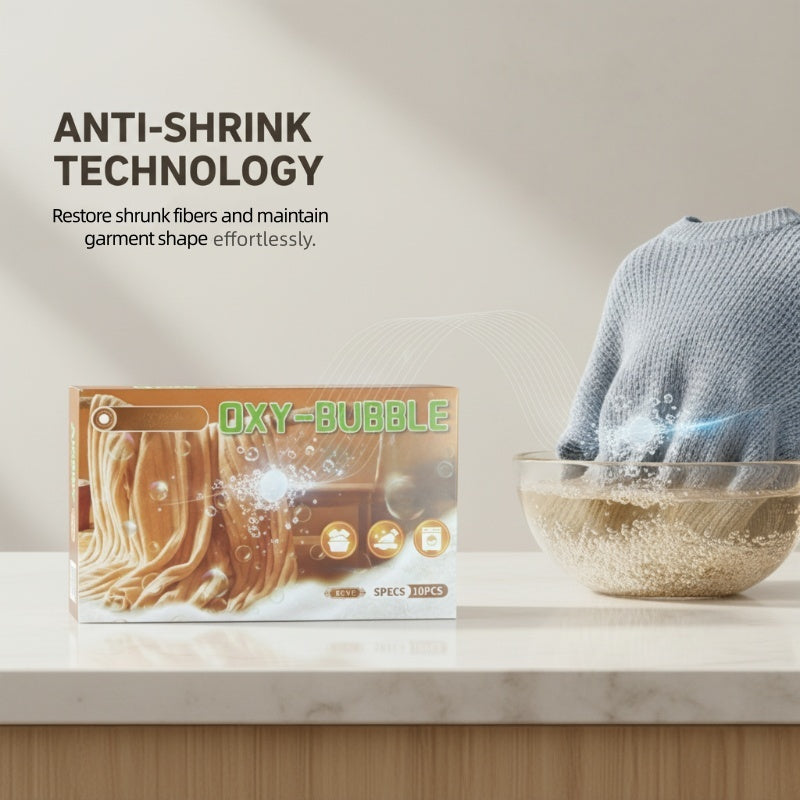 📢📢50 % Rabatt!! ⏰ Anti-Schrumpf Pullover-Tabletten – Schützt die Form, Macht Weich & Farbschonend 🧺