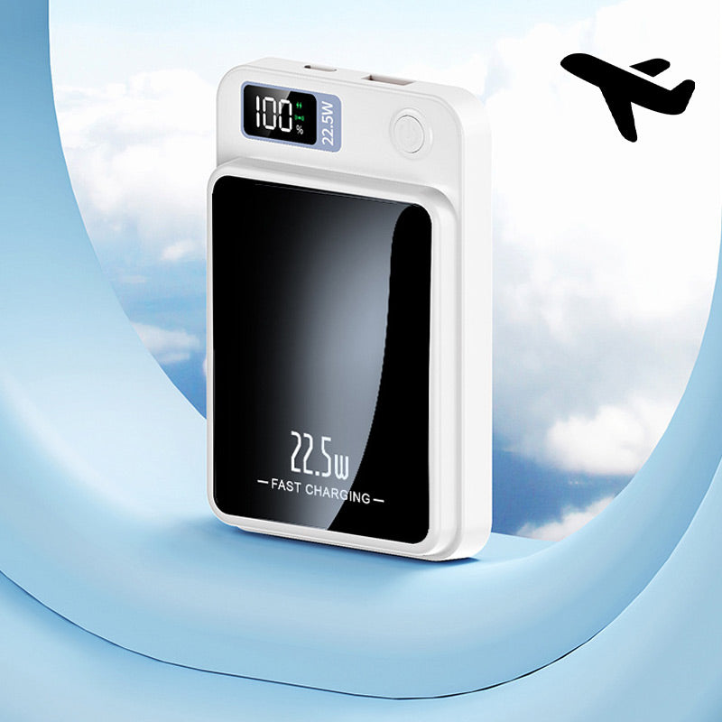 22,5 W ultradünne Schnelllade-Powerbank mit 20.000 mAh Kapazität