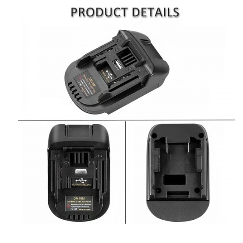 📢📢50 % Rabatt!! ⏰🔌 Lithium-Akku-Adapter für 18V-Akkugeräte, einfache Montage & stabiler Stromanschluss