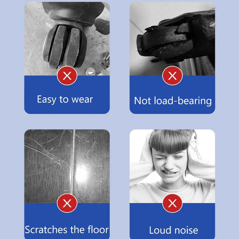 🌟🚀Leichtgängige, gerichtete Lenkrollen