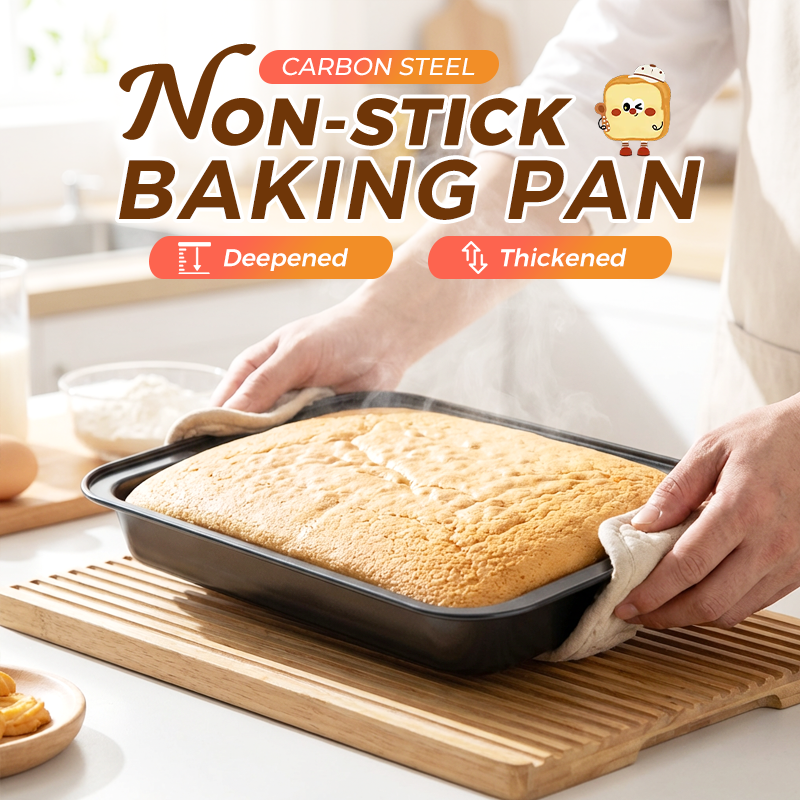 🍰 50% RABATT! 🎂 Antihaft-Backform aus Kohlenstoffstahl – Gleichmäßige Hitzeverteilung, Langlebig & Leicht zu Reinigen 🧁