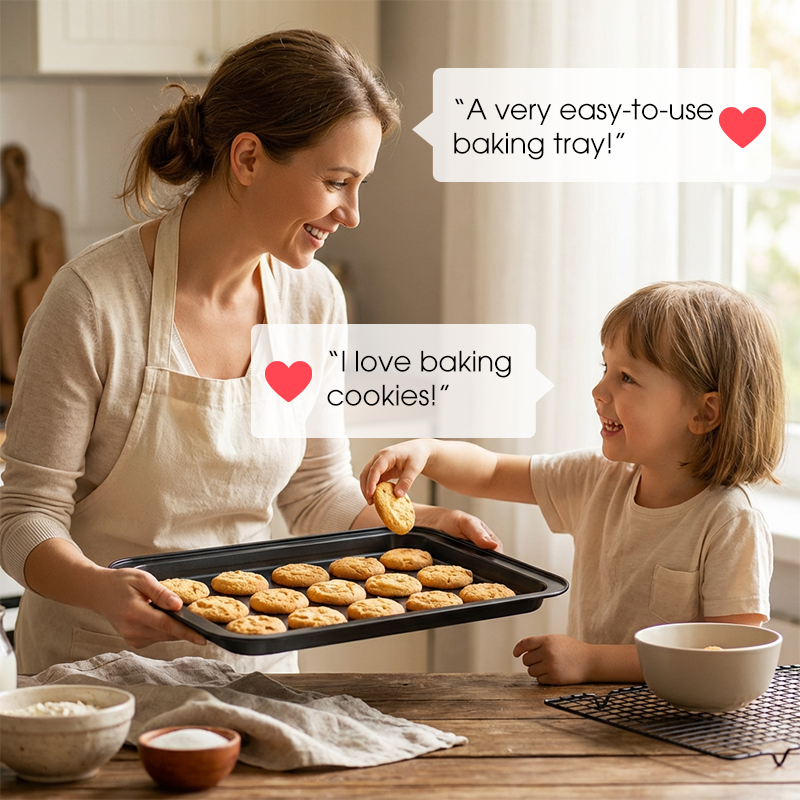 🍰 50% RABATT! 🎂 Antihaft-Backform aus Kohlenstoffstahl – Gleichmäßige Hitzeverteilung, Langlebig & Leicht zu Reinigen 🧁