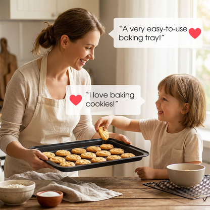 🍰 50% RABATT! 🎂 Antihaft-Backform aus Kohlenstoffstahl – Gleichmäßige Hitzeverteilung, Langlebig & Leicht zu Reinigen 🧁