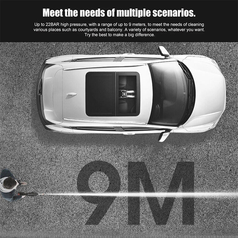 🚗Größe: Kabellose tragbare Hochdruck-Sprühwasserpistole ⚡
