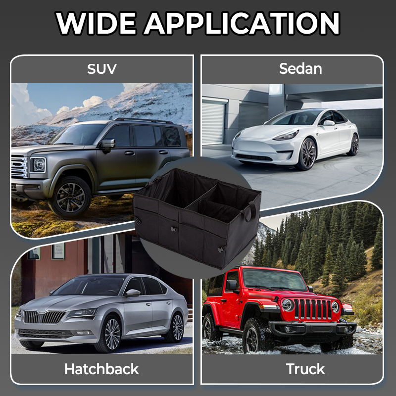 📦Faltbarer Kofferraum-Organizer mit großem Fassungsvermögen